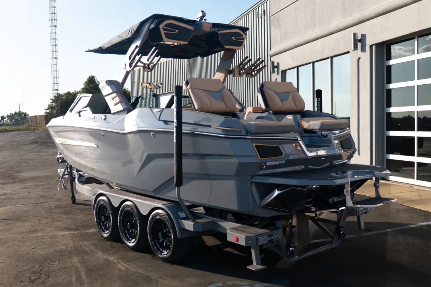 2027 MASTERCRAFT X24 FLINT GREY & GOLD ACCENTS 