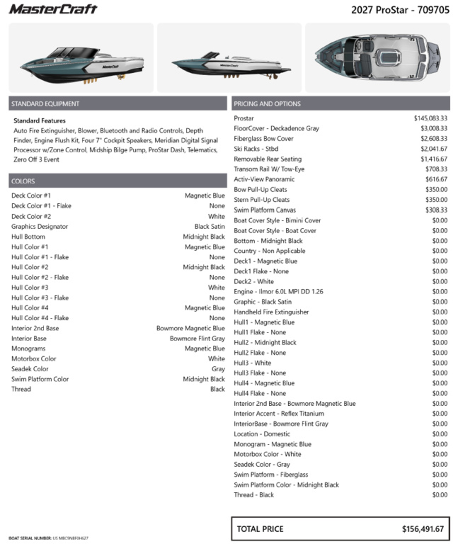 2027 Mastercraft Prostar