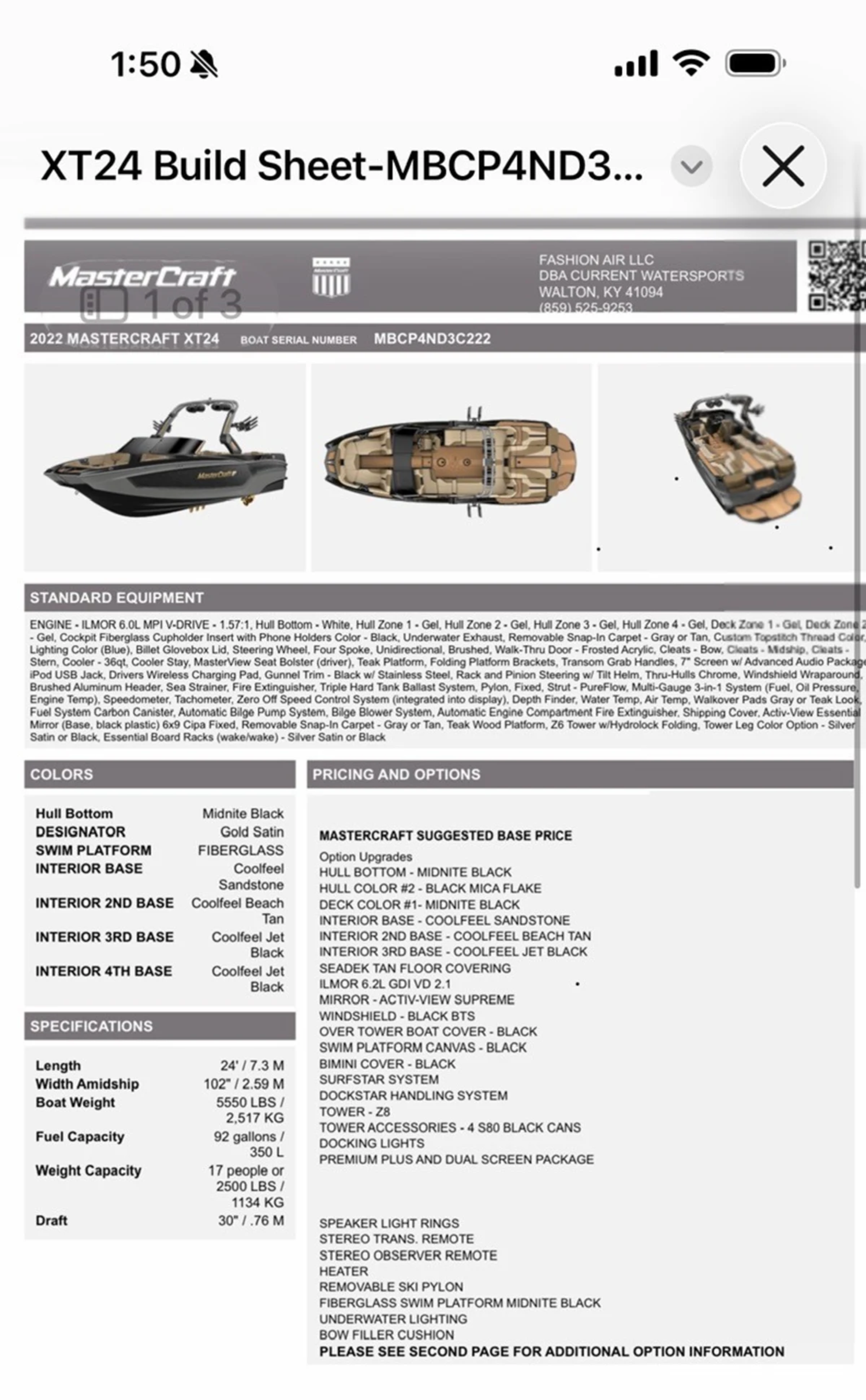 2022 XT24 Mastercraft